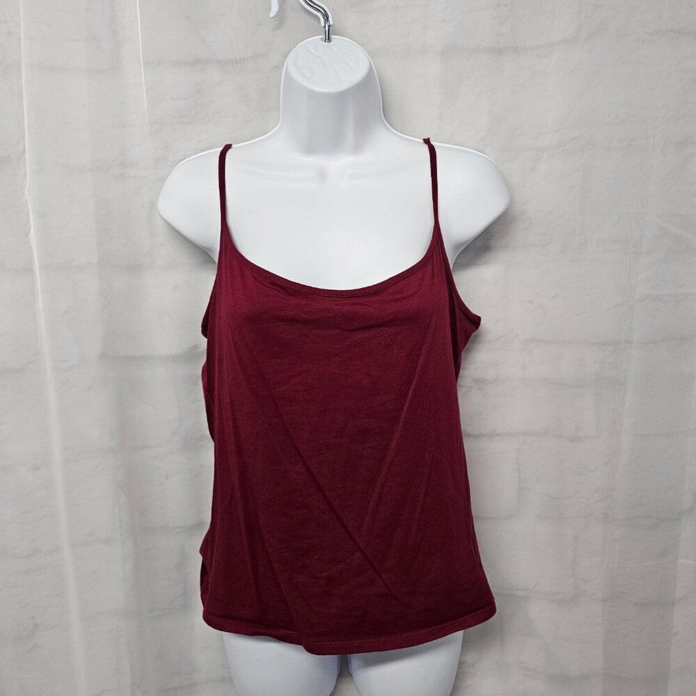 Apt 9 Blouse Red Lace Floral Goth Whimsigoth Dark Fairy Indie Grunge L - Picture 9 of 13